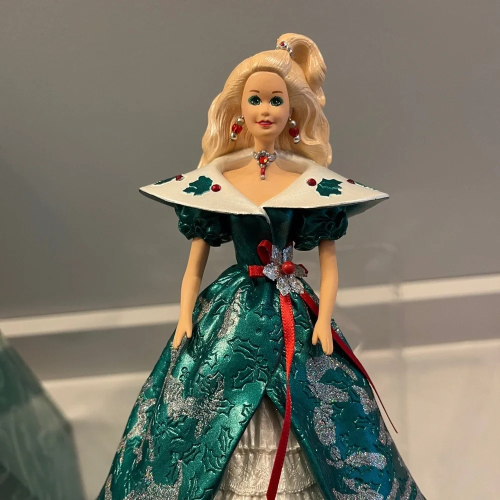 Vintage 1996 holiday Barbie stocking holder